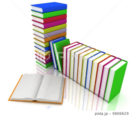 Pile of books isolated on white background Pile of books isolated on white background 9806629