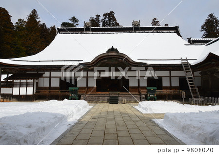 雪の「山王院･主殿」（高野山･金剛峰寺／和歌山県伊都郡高野町高野山） 9808020