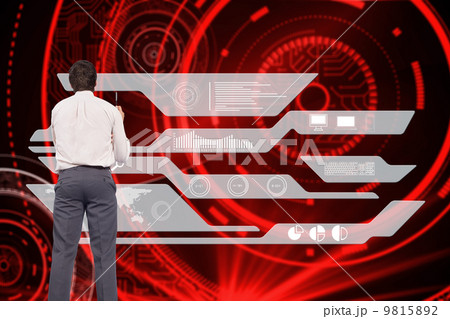 Composite image of thinking businessman Composite image of thinking businessman 9815892