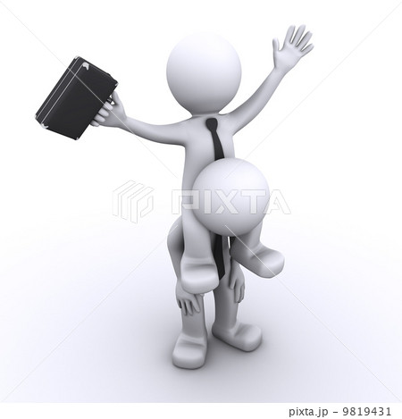 The employer rides on employee The employer rides on employee 9819431