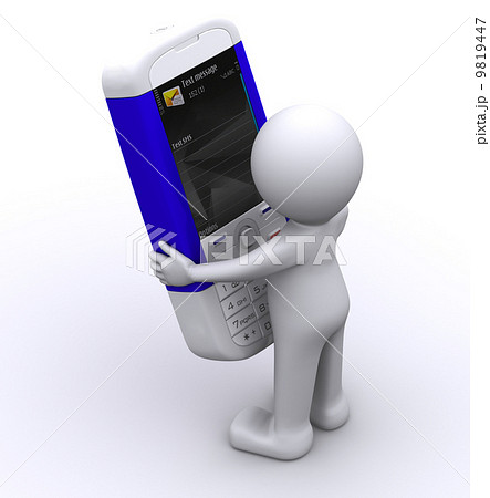 3d character writing message 3d character writing message 9819447