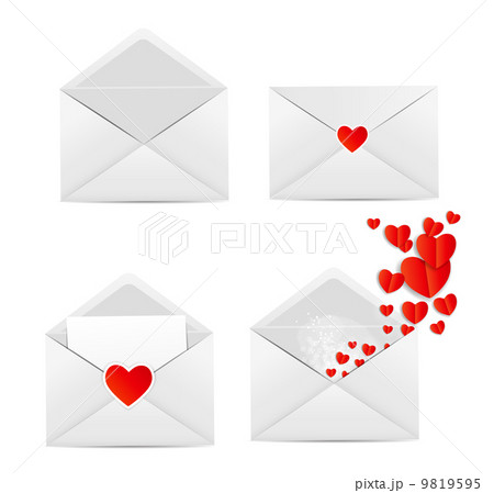 White Envelope Icon Vector Illustration 9819595