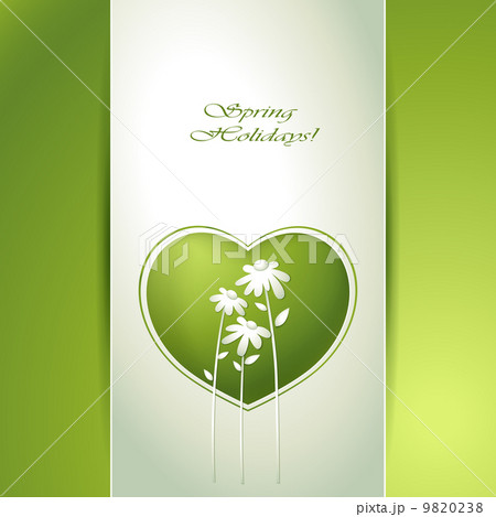 Spring flowers invitation template card. Spring flowers invitation template card. 9820238