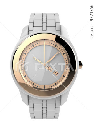 White ceramic wristwatch 9821356