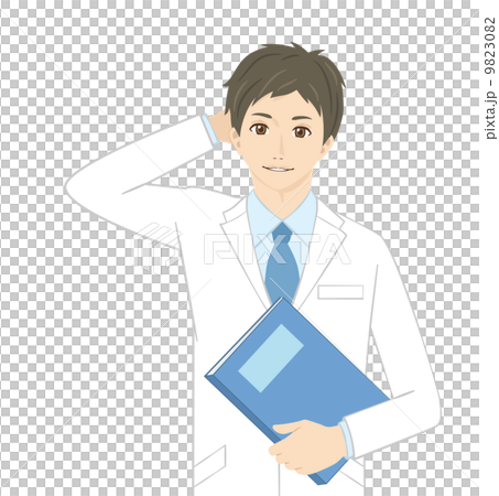 男性系列的白色外套 9823082