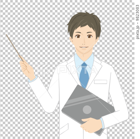 Male series of white coat Male series of white coat 9823083