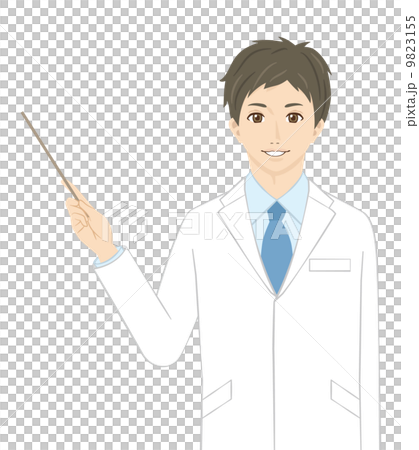 Male series of white coat Male series of white coat 9823155