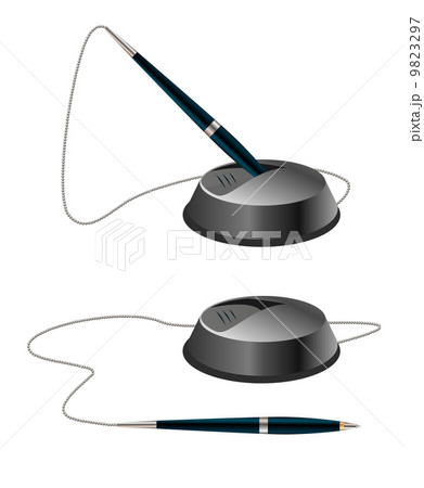 Vector illustration of office pens 9823297