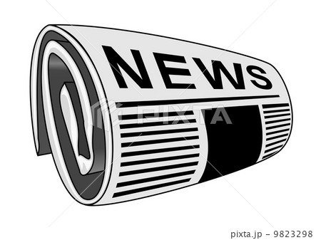 Rolled newspaper vector Rolled newspaper vector 9823298