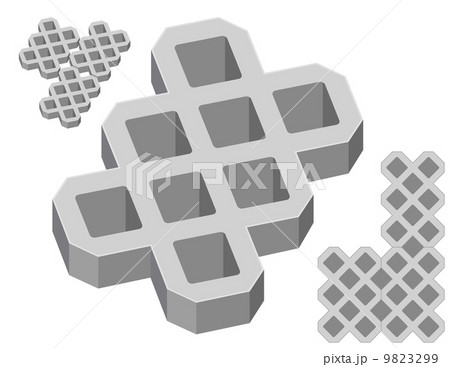 Gray concrete pavers Gray concrete pavers 9823299