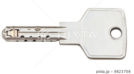 one steel door key for pin tumbler lock 9823708