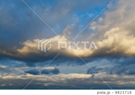 clouds in dark blue winter evening sky clouds in dark blue winter evening sky 9823718