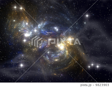 Colorful space star nebula 9823903
