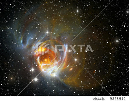 Colorful space star nebula 9823912