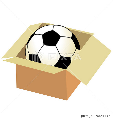 Soccer ball in the box 9824137