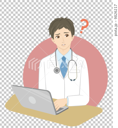 白衣の男性シリーズ 9826217