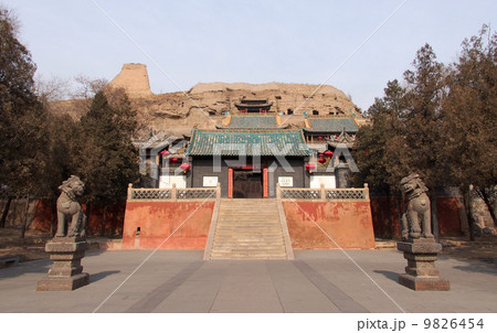 世界遺産 中国 雲崗石窟 石仏古寺 世界遺産 中国 雲崗石窟 石仏古寺 9826454