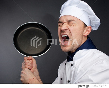 Angry chief in uniform Angry chief in uniform 9826787