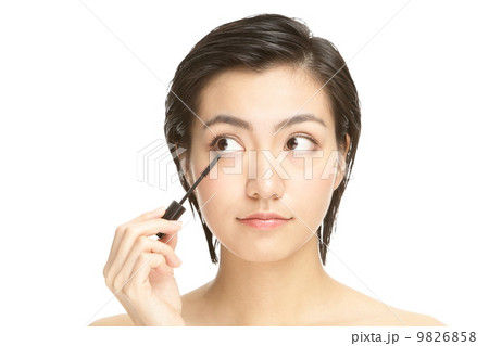 女性,ビューティー,白バック 9826858