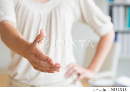 Businesswoman offering handshake Businesswoman offering handshake 9831318