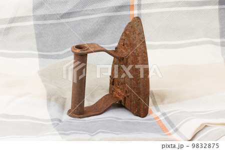 Old iron isolated 9832875