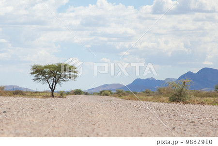Gravel road in Namibia 9832910
