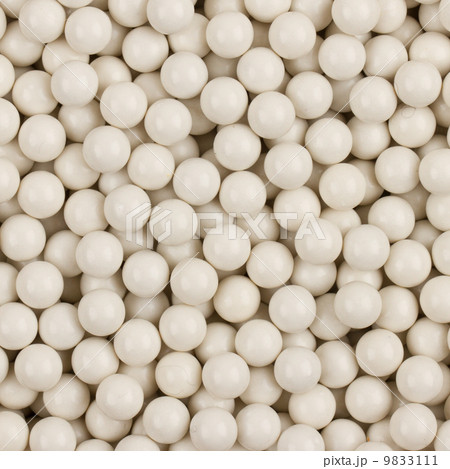 Close-up of many white balls Close-up of many white balls 9833111