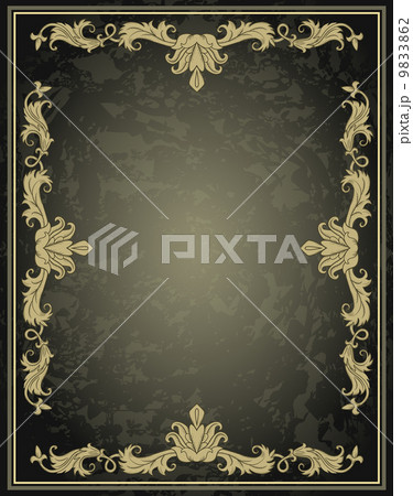 Vintage ornament frame 9833862