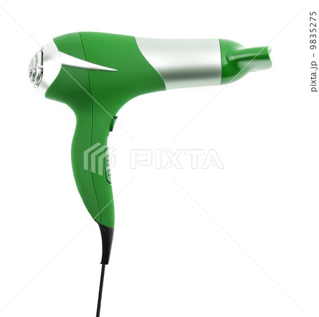 Fashion hair dryer isolated on white Fashion hair dryer isolated on white 9835275