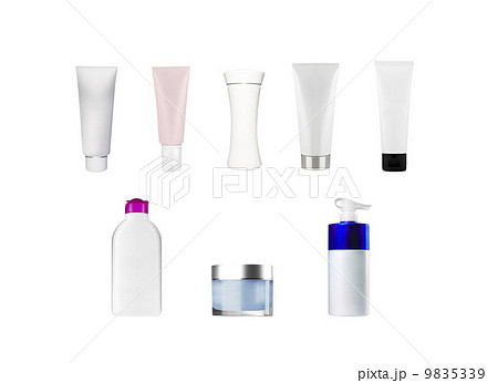 composition of bottles and tubes 9835339