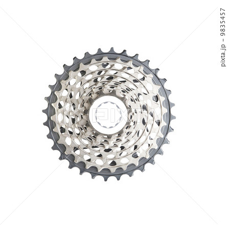 bike cassette top view 9835457