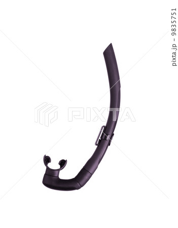 Tube for diving isolated on the white background Tube for diving isolated on the white background 9835751