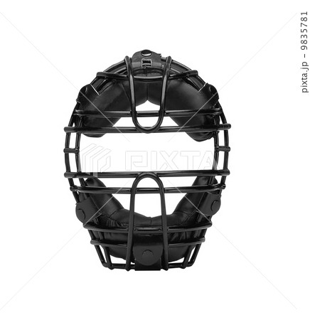 Baseball mask isolated on white 9835781