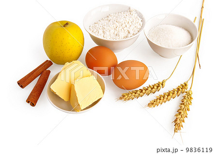 Set of products with stems of wheat Set of products with stems of wheat 9836119