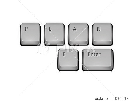 Phrase Plan B on keyboard and enter key. 9836418