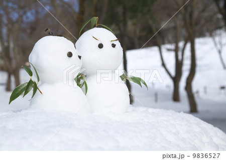 雪だるま　 9836527