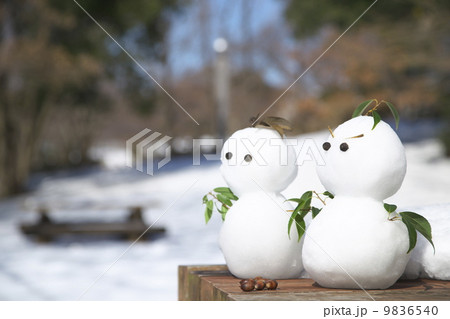 雪だるま 雪だるま 9836540