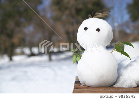 雪だるま 雪だるま 9836545