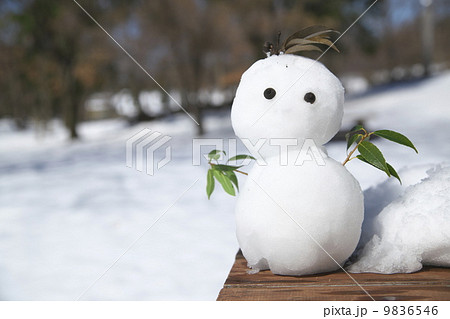 雪だるま　 9836546