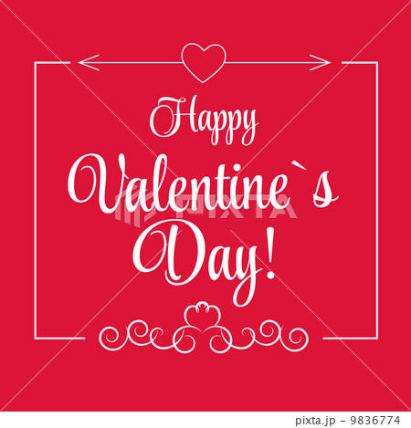 Vector St Valentine Day's Greeting Card in Retro Style Design Vector St Valentine Day's Greeting Card in Retro Style Design 9836774