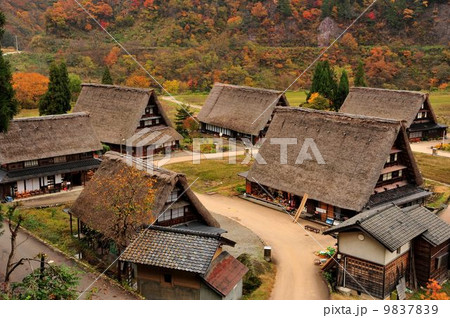 五箇山　合掌集落　菅沼 9837839