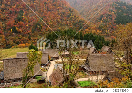 五箇山　合掌集落　菅沼 9837840