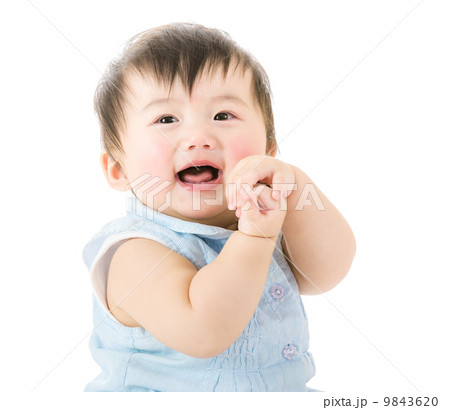 Baby girl smile 9843620