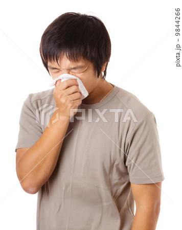 Sneezing asian man Sneezing asian man 9844266