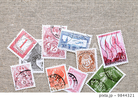 古い外国切手の写真素材 [9844321] - PIXTA