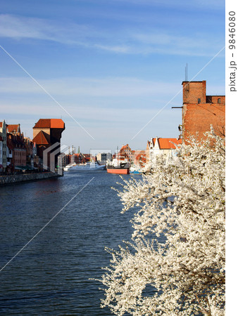 Gdansk, Danzig, Poland, famous wooden crane 9846080