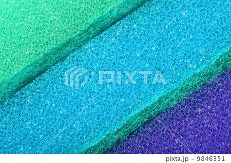 Colorful texture cellulose foam sponge background 9846351