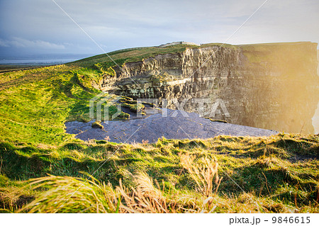 Cliffs of Moher at sunset in Co. Clare, Ireland Europe 9846615