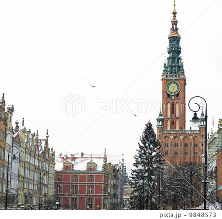 City hall of old town in Gdansk - Poland City hall of old town in Gdansk - Poland 9848573