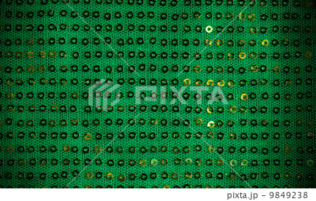 Green shiny sequine background texture abstract cloth textile 9849238